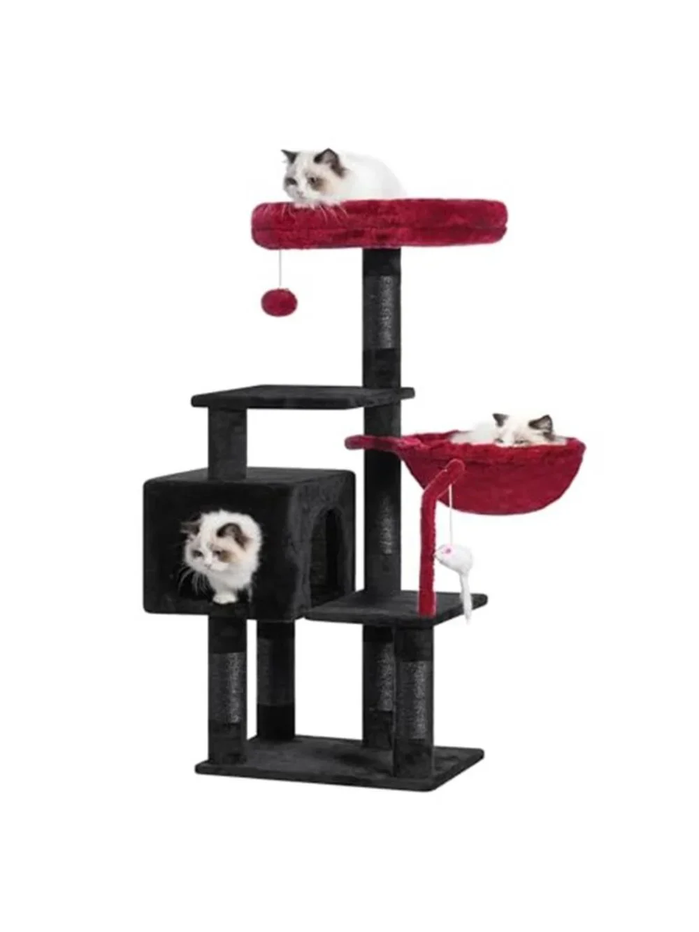 Cat Tree with Toy Cat Tower for Indoor Cats, 43.3 inch